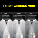 Solar Wall Lamp LED Four Head Rotatable Outdoor Waterproof Light (160COB) Newly