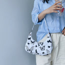 Fashion Women Animal Pattern Print Underarm Bag Hobos Handbags (Butterfly)