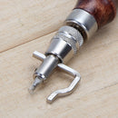 5 in1 DIY Leathercraft Adjustable Pro Stitching Groover Crease Leather Tool