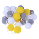 2m Cute ?Fur Plush Pompom Hair Ball for ?DIY ?Baby Room Wedding Decor(3) Newly