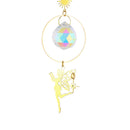 #A Crystal Wind Chime Prism Windbell Window Curtains Pendant Garden Hanging Deco