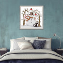 DIY Cartoon Cross Stitch Kit 14CT Stamped Cotton Embroidery Handmade Needlewo