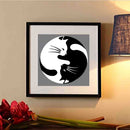 Black White Cat 5D Diamond Painting Embroidery DIY Cross Stitch Home Decor