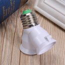 2 in 1 E27 Lamp Base Refractory Material Holder Converter Female 2E27 Y-Shape
