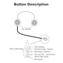 Wireless Headphones Motorcycle Helmet Headset Scooter Bluetooth 5.0