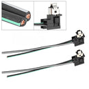2pcs Car Halogen Lamp Plug Adapter Harness Car Replacement LED Line Accessories