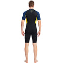 DIVE SAIL Neoprene Scuba Snorkel Swimming Men Body Wetsuits (Yellow L)