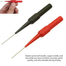 Red Copper Multimeter Tool Pen Needle Jack Test Lead Probe Car Maintenance Test