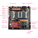 X99 SATA III 8 USB LGA 2011 CPU DDR4 Gaming ATX Motherboard for Desktop PC