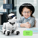 Electronic Dancing Smart Remote Control Robotic Patrol Dog Pets Toys White