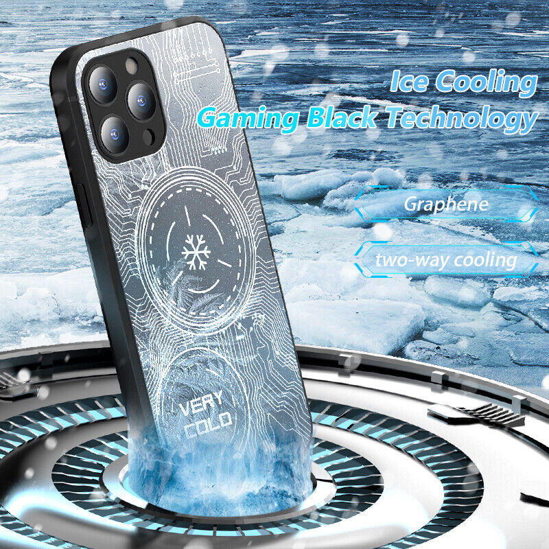 #A Magnetic Coolers Game Accessories Heat Sink Expend Anti-drop Phone Case for H