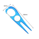 Portable Golf Divot Pitch Repair Tools Pitchfork Green Fork Golf Training Aid