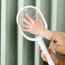 2-in-1 Electric Insect Racket Swatter Zapper USB Summer Mosquito Trap Tools