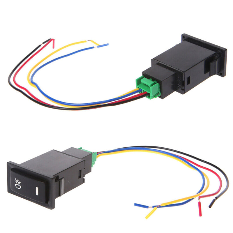 Car Fog Light Switch Button with Wire Waterproof Auto Accessories for Camry