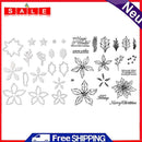 DIY Stamp Metal Cutting Dies Stencil Plant Flower Letter Embossing Paper Card