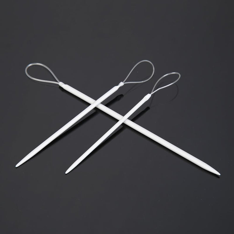 3pcs Nylon Thread Threader Sweater Crochet Needle Knitting Pulling Tools Newly