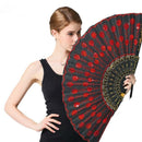 Chinese Peacock Sequins Dance Fans Square Dance Fans Props Promd Party H6H2