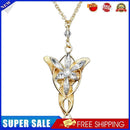 Creative Crystal Hollow Pendant Necklace Women Men Alloy Clavicle Chain Jewelry