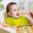 Children Dishes Baby Silicone Sucker Feeding Bowl Kid Dining Plate (Yellow)