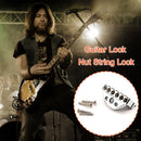 Zinc Alloy Guitar Bridge Locking String Nuts with Screw for Electric Guitar P