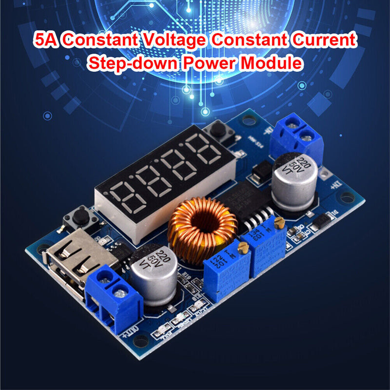 5A USB Charging Power Supply Board Lithium Battery Charger Step Down Buck Module