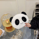 Cute Panda Crossbody Bag Kids Plush Chain Shoulder Bags Small Purse (B)