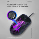 T-WOLF G540 Wired Gaming Mouse 4-Color Breathing Backlit Computer PC Mice