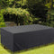 Outdoor Furniture Cover Waterproof Table Dust Covers Black (170x94x70cm) Newly