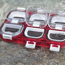 Fishing Gear Tackle Box Spoon Hooks Baits Case Storage Box magnet fishhook box