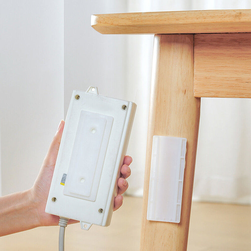Home Self-Adhesive Power Strip Holder Desktop Socket Hanging Holder Fixator