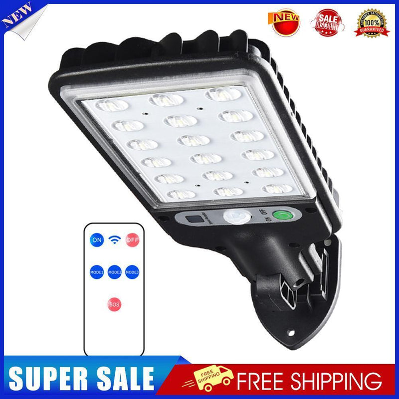 LED Solar Wall Light Outdoor Motion Sensor Lamp Garden Remote Lamp (18LED)