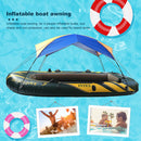 Inflatable Boat Sun Shelter Waterproof & UV Protection Light Folding Cover