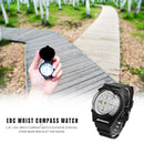2 in 1 EDC Wrist Compass Watch Outdoor Survival Strap Band Bracelet for Hiking