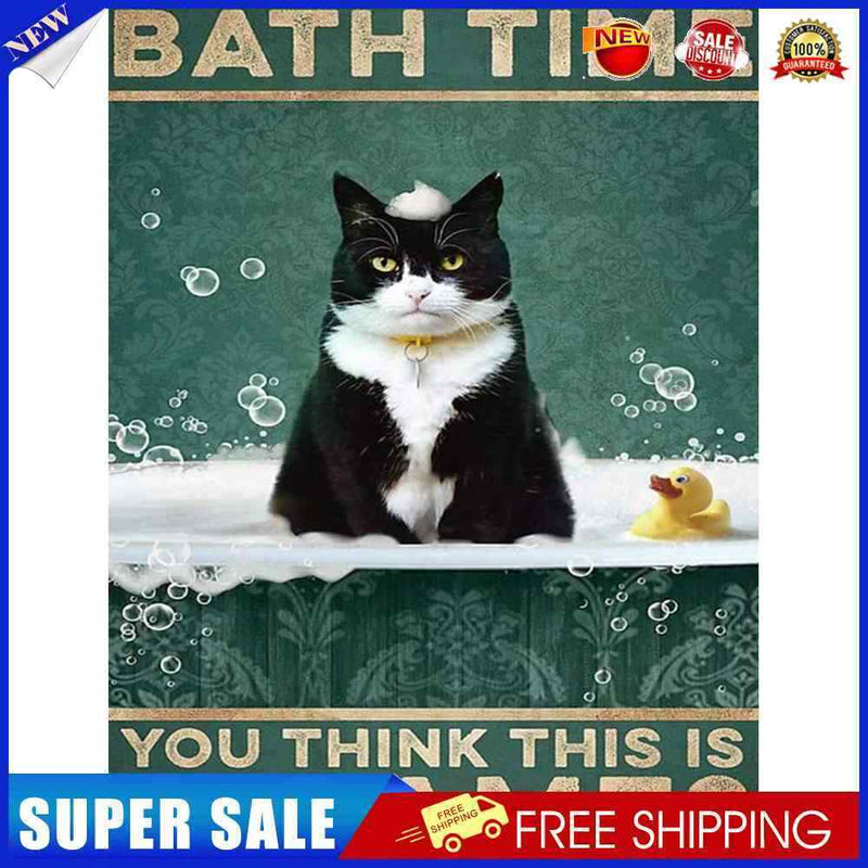 Cow Cat Poster Diamond Painting Kits Full Round Drill Wall Decor Art Craft