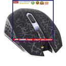 Wireless Computer Mouse Rechargeable 2.4GHz 7-Color Luminous Ergonomic Game Mice