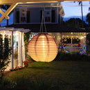 10 inch Waterproof Solar Lantern Outdoor Gradient Hanging Decor (Purple)