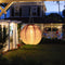 10 inch Waterproof Solar Lantern Outdoor Gradient Hanging Decor (Purple)