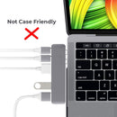USB Male to Female 10Gbps Dual Type-C Extension Adapter for MacBook Pro / Air