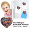 Book Lovers Heart-shaped Bookshelf Ornament Christmas Fridge Magnets Decor Gift#
