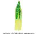 Luminous Bionic Octopus Fishing Lures 20cm Artificial Soft Bait (Green)