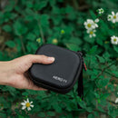 Black PU Leather Portable Bag Outdoor Storage Bag Accessories for GoPro HERO 11