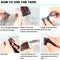Waterproof Glue Hair Extension Tapes Hairpiece Double-sided Adhesive Wig