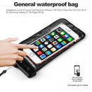 ALLOYSEED Universal Waterproof Case Waterproof bag for mobile phone black