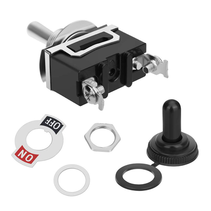 2 Terminals ON OFF Power SPST Rocker Toggle Switch for Car RV Marine Boat