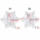 Shape Accessories Christmas Crystal Mold Big Snowflake Silicone Mould Clay Tool