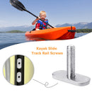 Stainless Steel Slide Track Rail w/Screws Nuts Accessories for Kayak (M5)