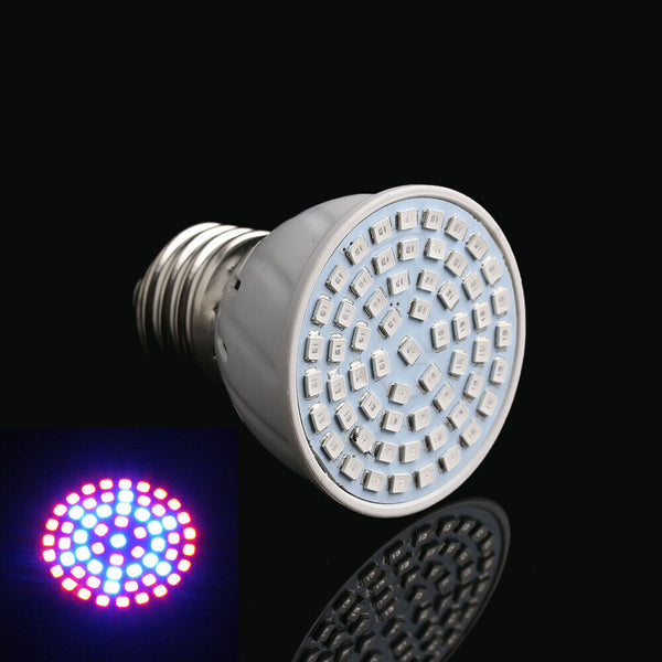 Yard Kits Tent 12W Full Spectrum Grow Light Hydroponic Lamp 60 LED Plant Bulb
