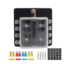 Light Marine Plastic Cover Blade Fuse Holder Block Fuse Box Car Accessory