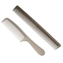 AFfeco Set of 2 Portable Antistatic Hair Comb, Barber Styling Tools