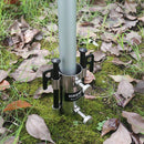 Outdoor Ground Nail Fixing Pipe Tent Pole Awning Rod Holder Sunshade Pole